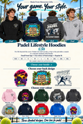 Padel Lifestyle Hoodies (Its all about Padel range)
