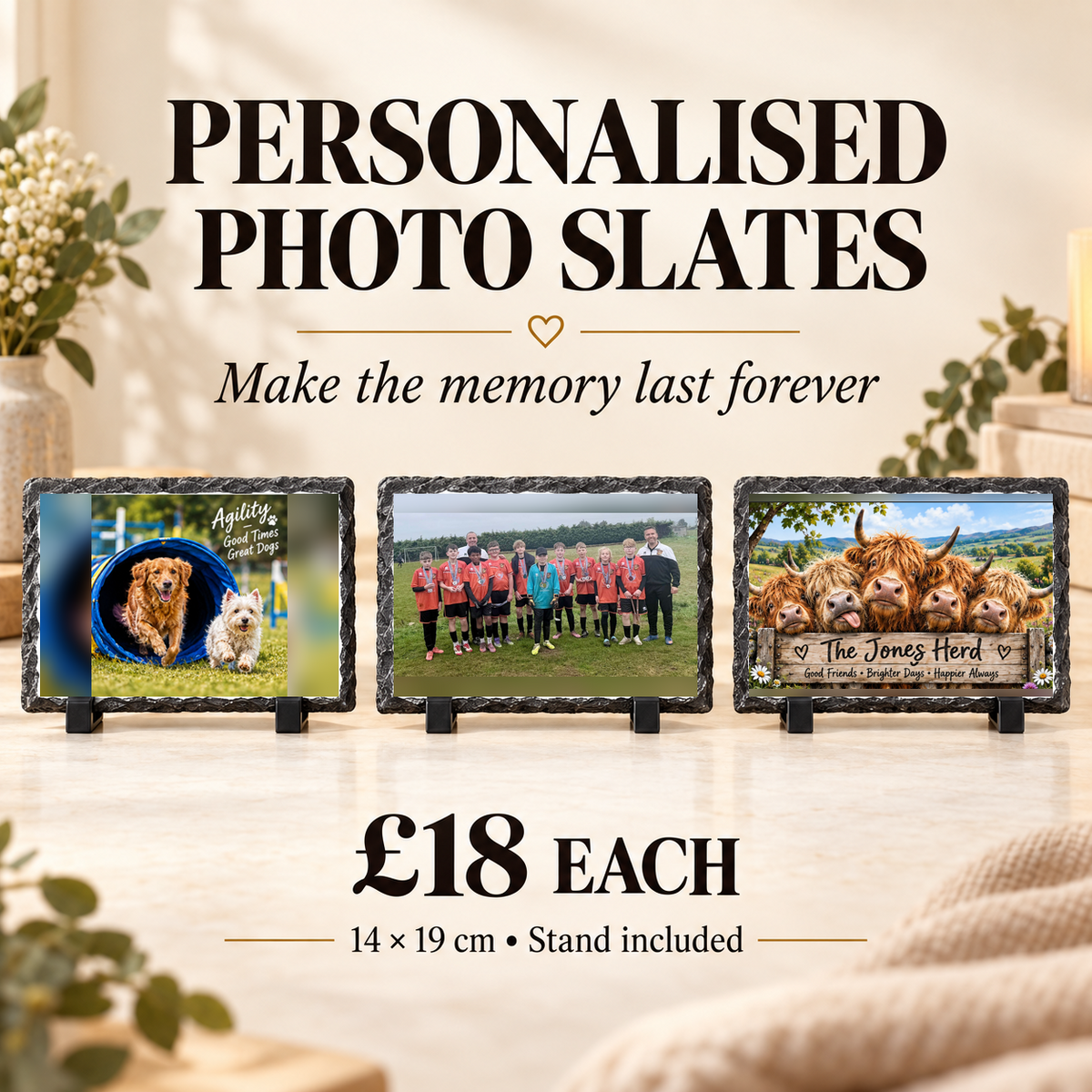 Photo Slate - personalised for you