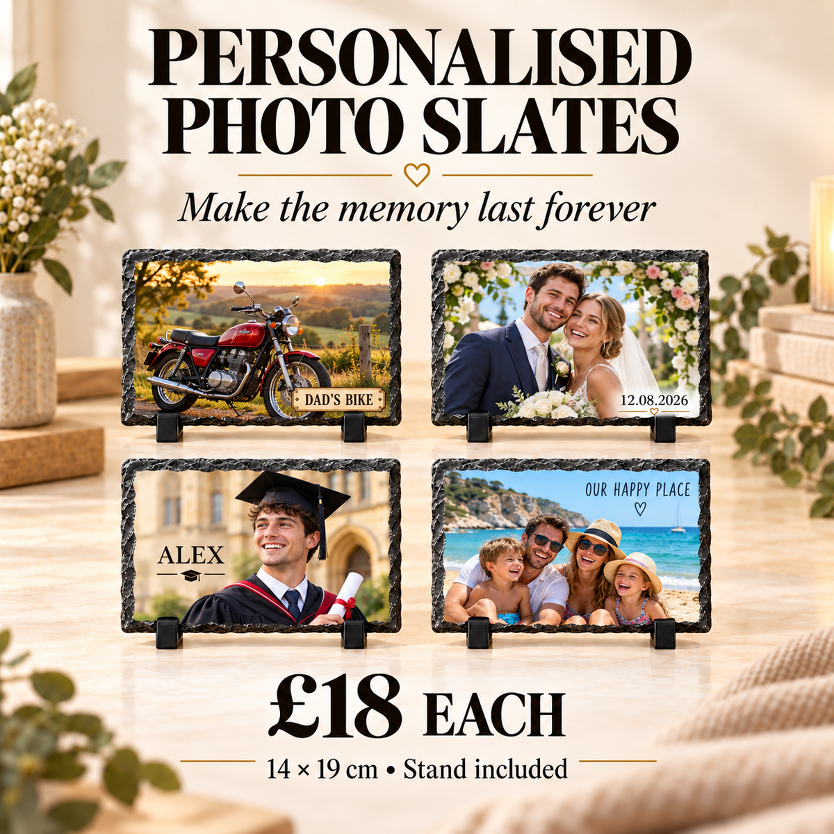 Photo Slate - personalised for you